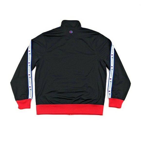 Champion Mens Big C Tape Logo Track Jacket - Picture 8 of 9